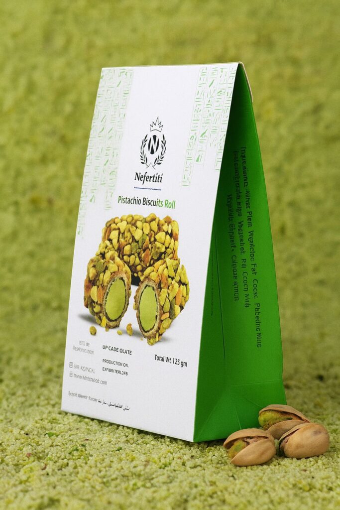 Pistachio Biscuits Roll
